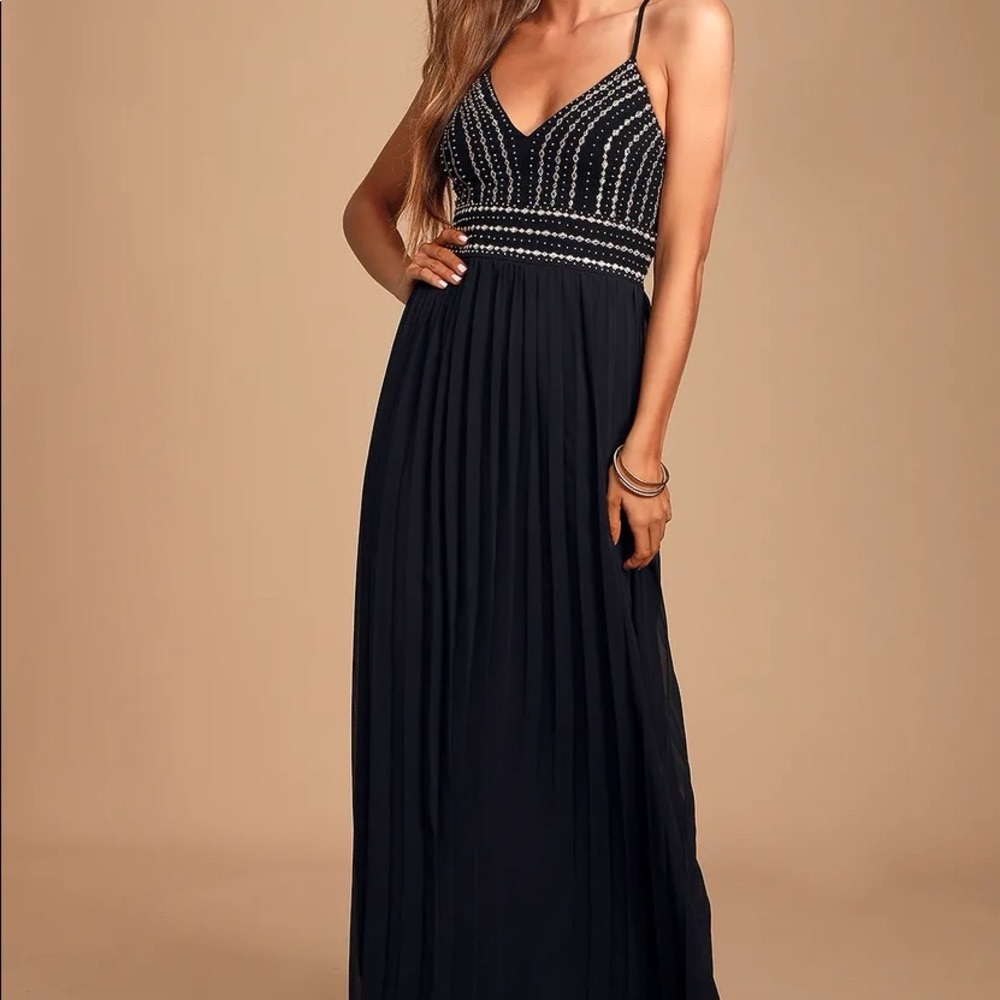 Lulus Black Dress - Picture 1 of 8